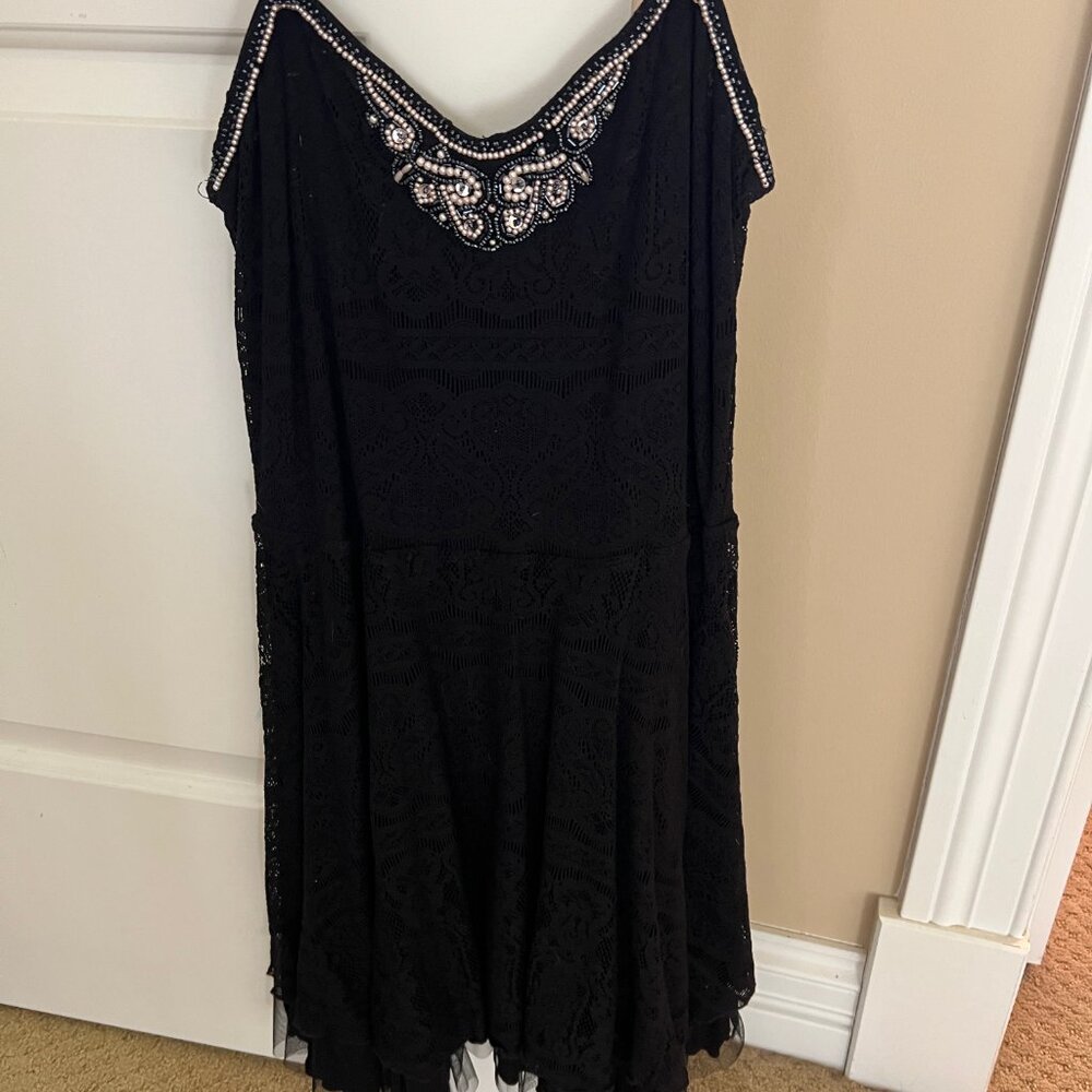 Free People Lace Black dress size M